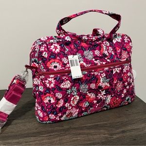 Vera Bradley Medium Travel Bag in Bloom Berry